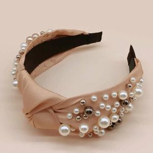 Pearl embellished head band